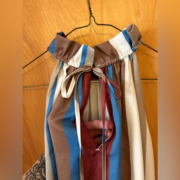 BANANA REPUBLIC Trapeze Maxi Dress Multicolor. WOMENS SMALL. - Picture 7 of 14